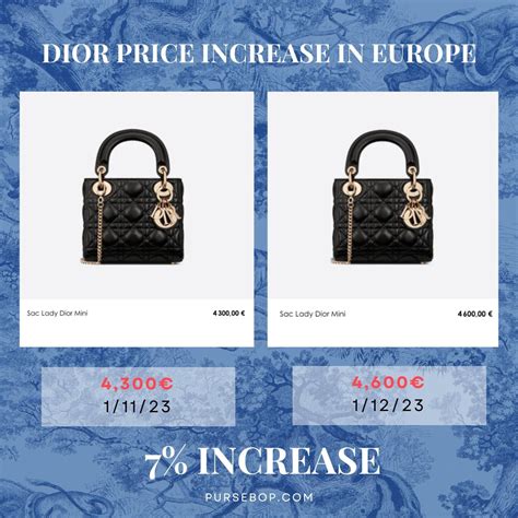 dior prices increase 2022|Dior new price increase.